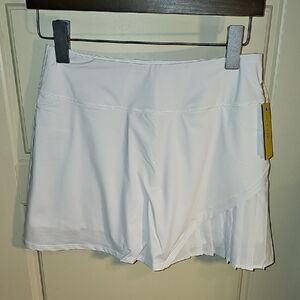 EleVen by Venus Williams White Pleated Skort Size S.